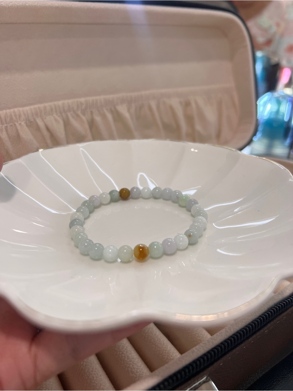Burmese Jade beads bracelet